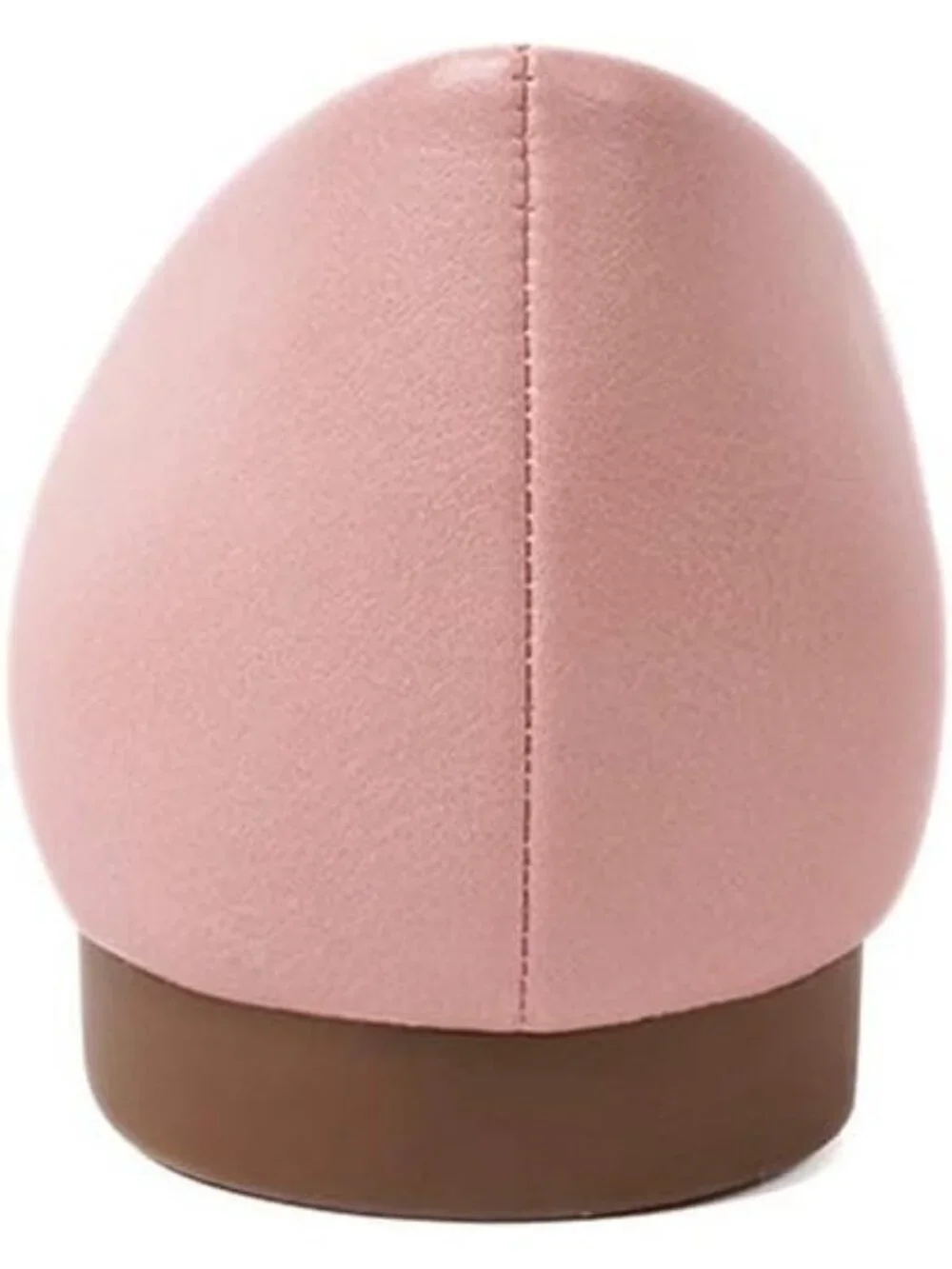 FUNKYMONKEY Women's Pink Faux Leather Pointed Toe Slip On Ballet Low Heel Flats
